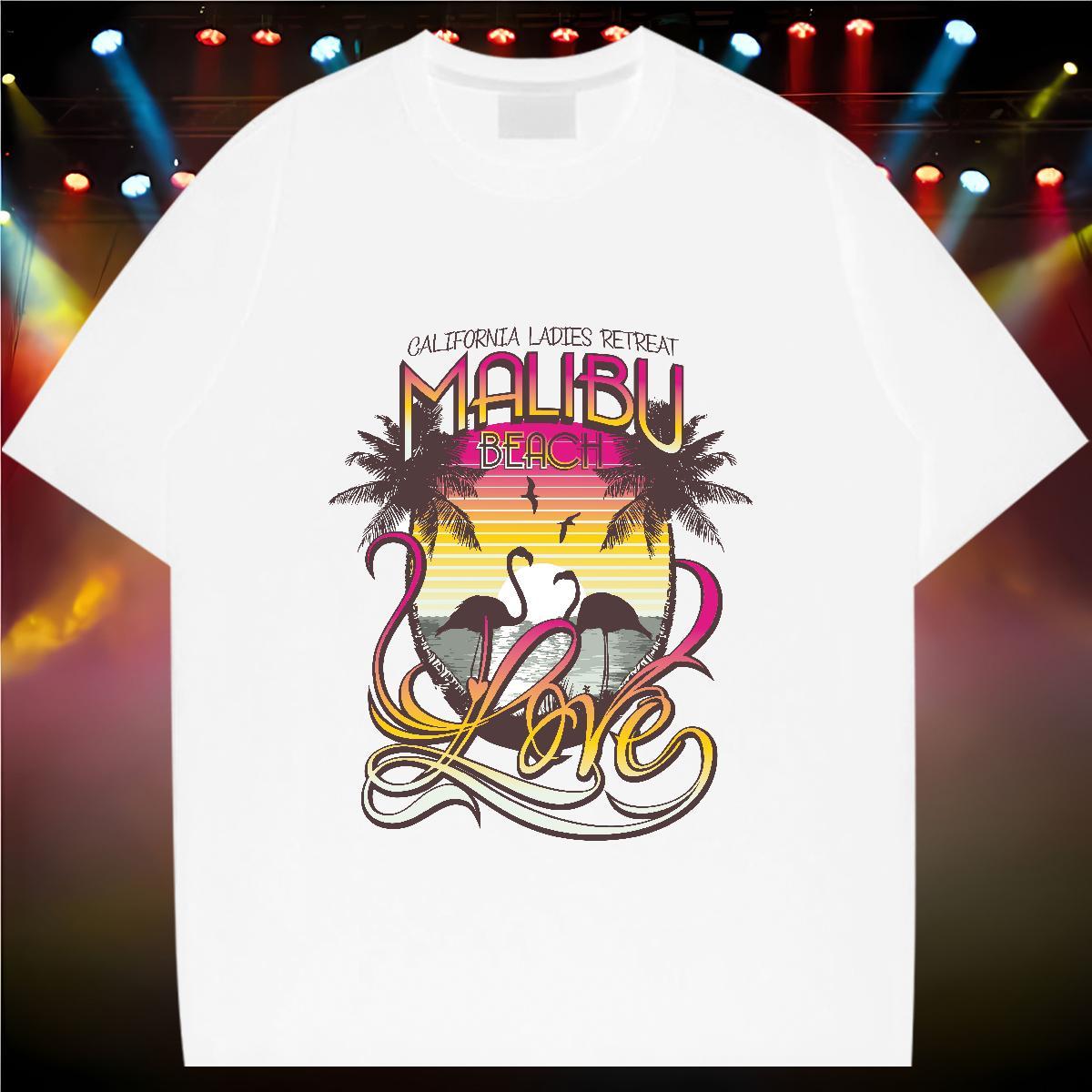 New Designer Men T Shirts beach Top Tees 230g 100% Cotton Hip Hop Classic Oversized 3XL 4XL Breathable Crew Neck Men Tees