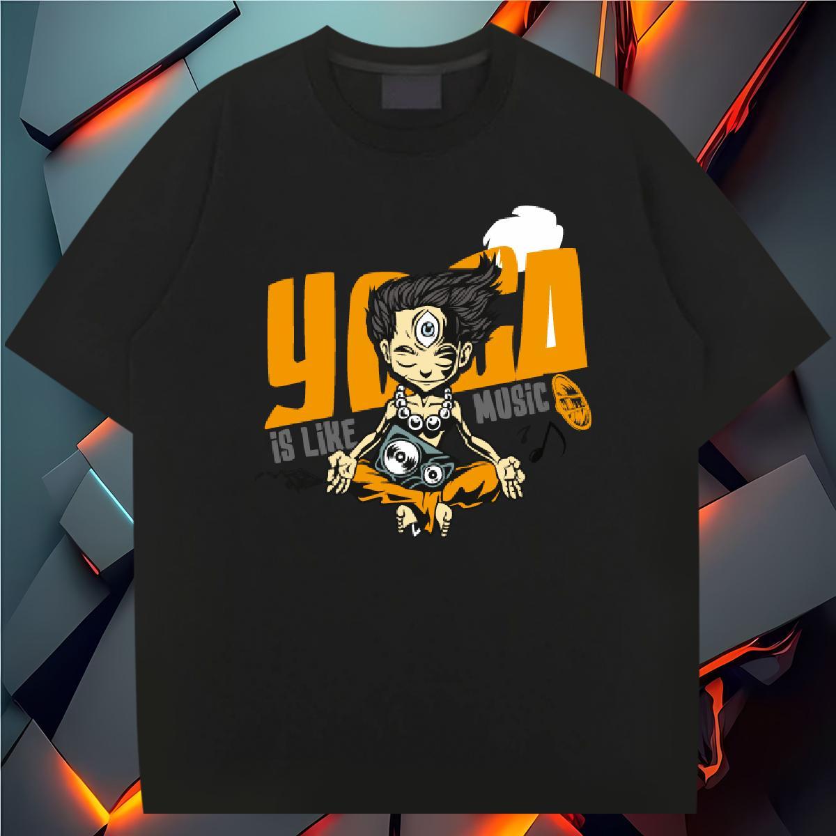 Designer Man T Shirts portrait Clothes 230g Pure Cotton Hip Hop Street Classic Graphic Breathable Tshirt for Man Woman