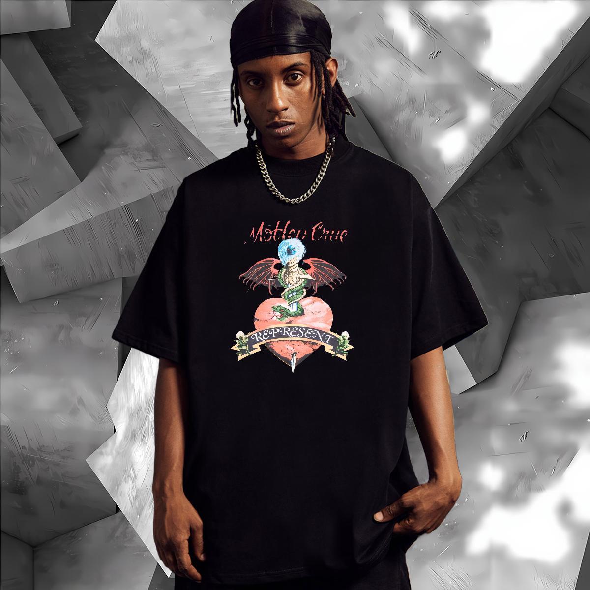 DIY Customized T-Shirts for Men skull Tops 230g 100% Cotton Hip Hop Street Wholesale Customized Print Breathable Crew Neck Tshirt for Man Woman