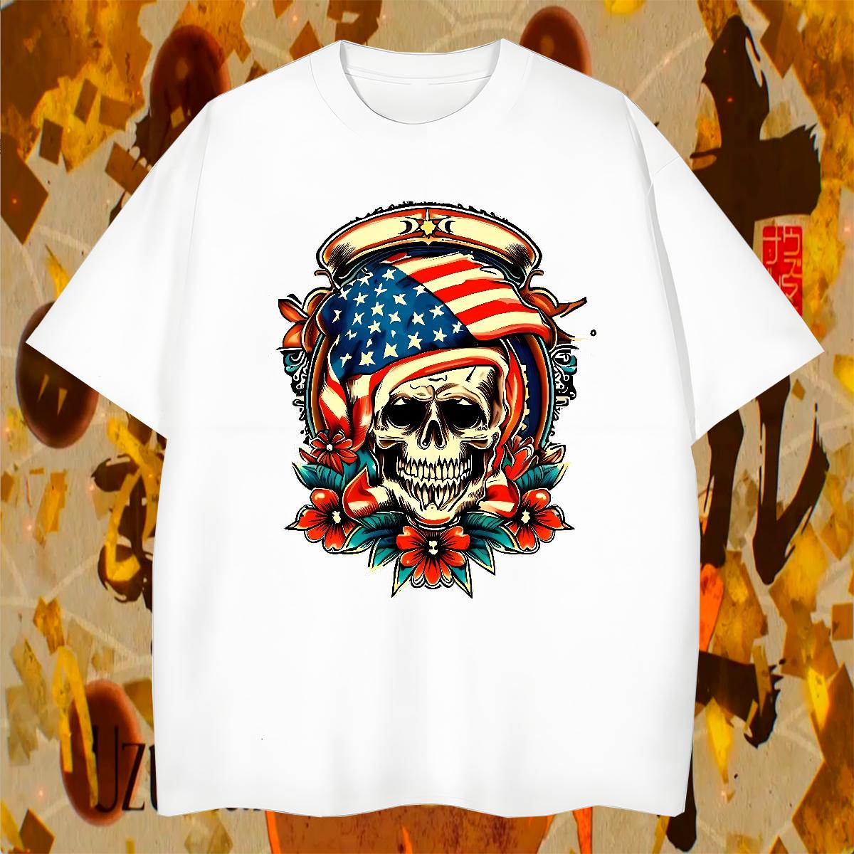 Unisex T Shirts Men DarkSister 230g 100% Cotton Street Breathable Couples T Shirts 2024 DIY White Plus Size Tops Tees