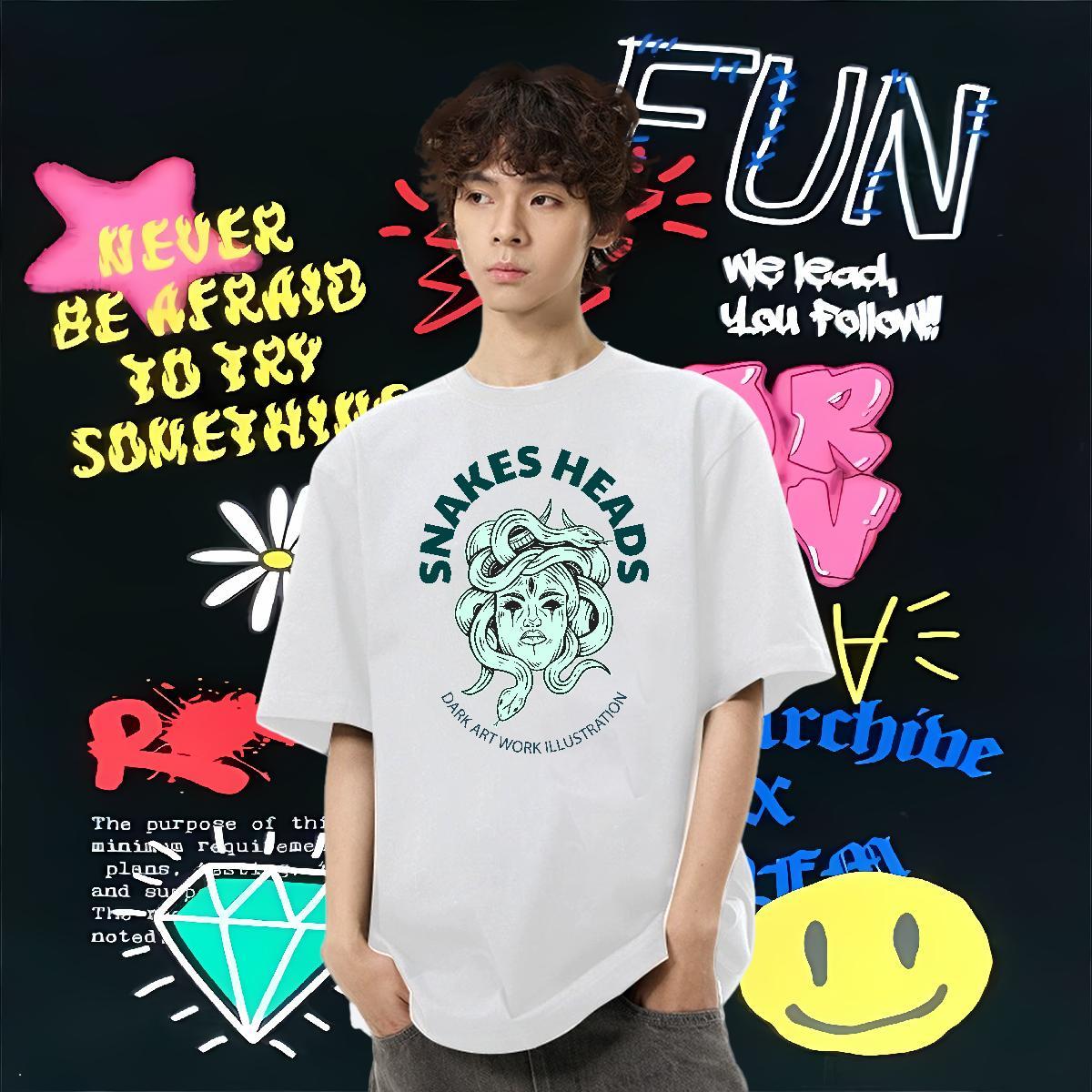 2024 Mens T Shirts ET Tee Shirt 230g 100% Cotton Home Outdoor Designer Oversized 3XL 4XL Short Sleeve Soft Men Clothes T-Shirt