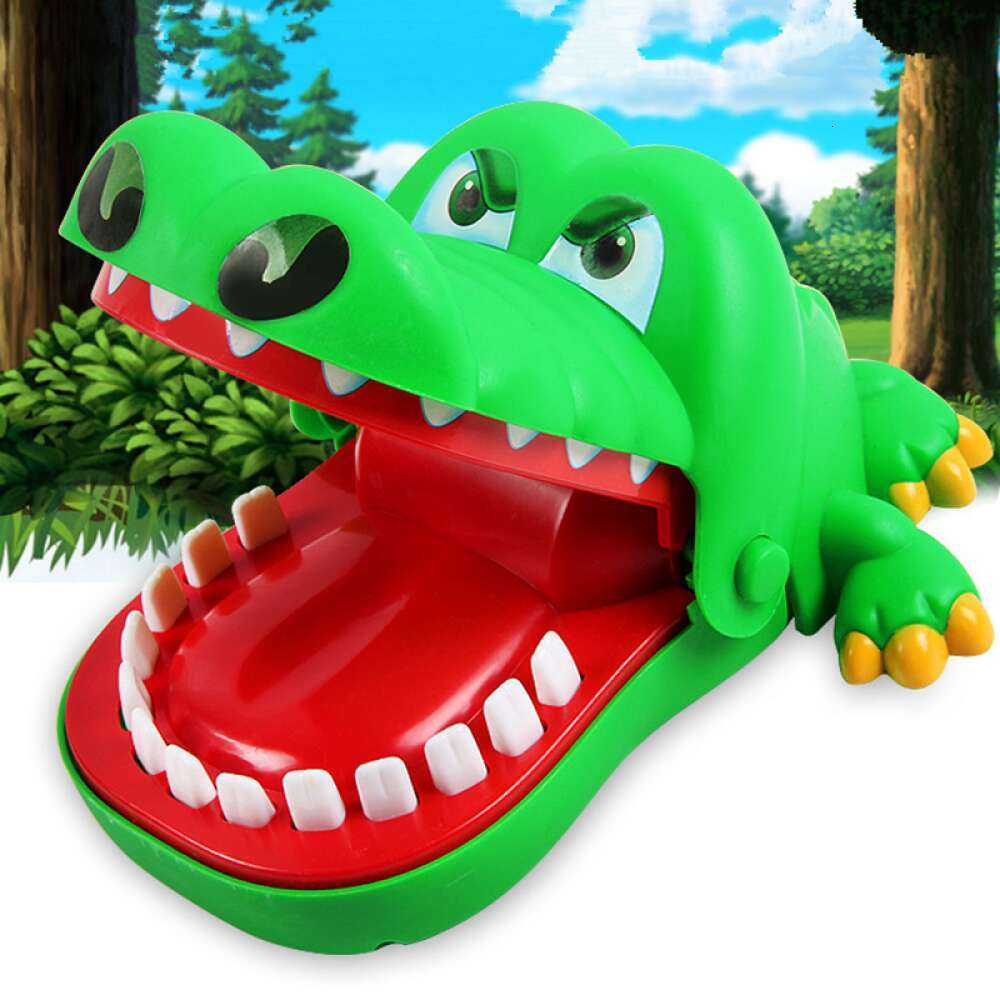 Crocodile Teeth Alligator Biting Finger Dentist Jokes Game of Luck Pranks Kids Toys Funny Holiday Party Family Games