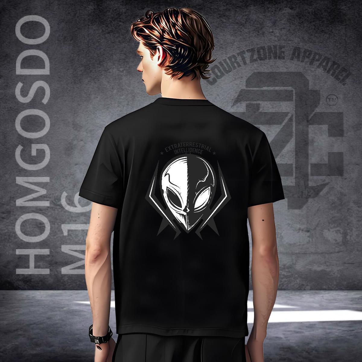 Free Shipping T shirt ET Polos 230g 100% Cotton Home Outdoor Soft Customized Print Crew Neck Tshirt for Man Woman