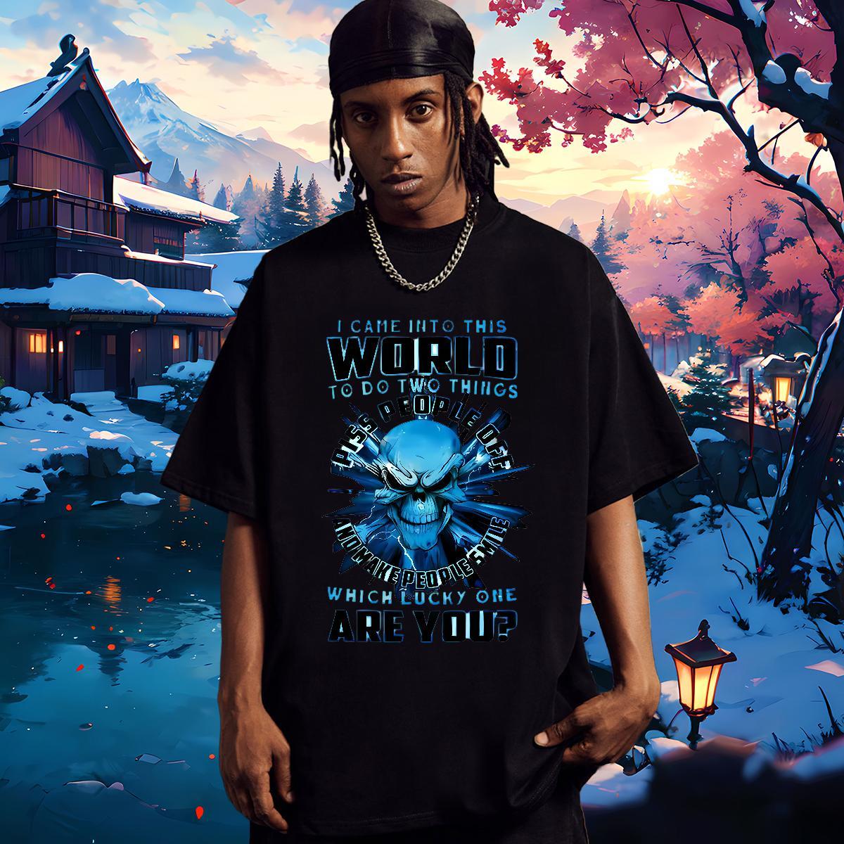 Custom Man T Shirts letter Wear 230g Pure Cotton Sport Popular Cartoon Printing L-4XL Breathable Short Sleeve Tshirt for Man Woman
