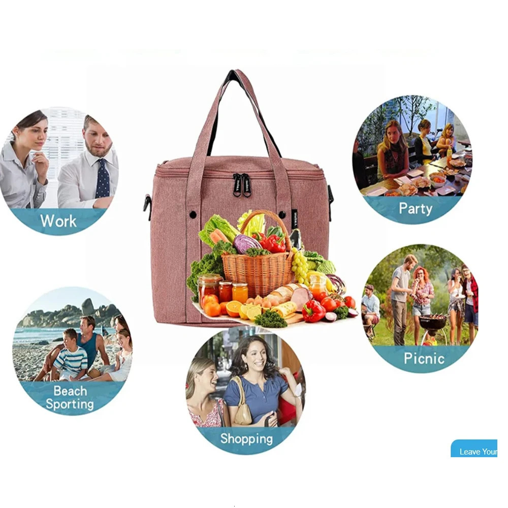 lunch bag portable waterproof oxford cloth lunch boxlunch bagkids girls lunch boxinsulated lunch baglunch boxes 240805