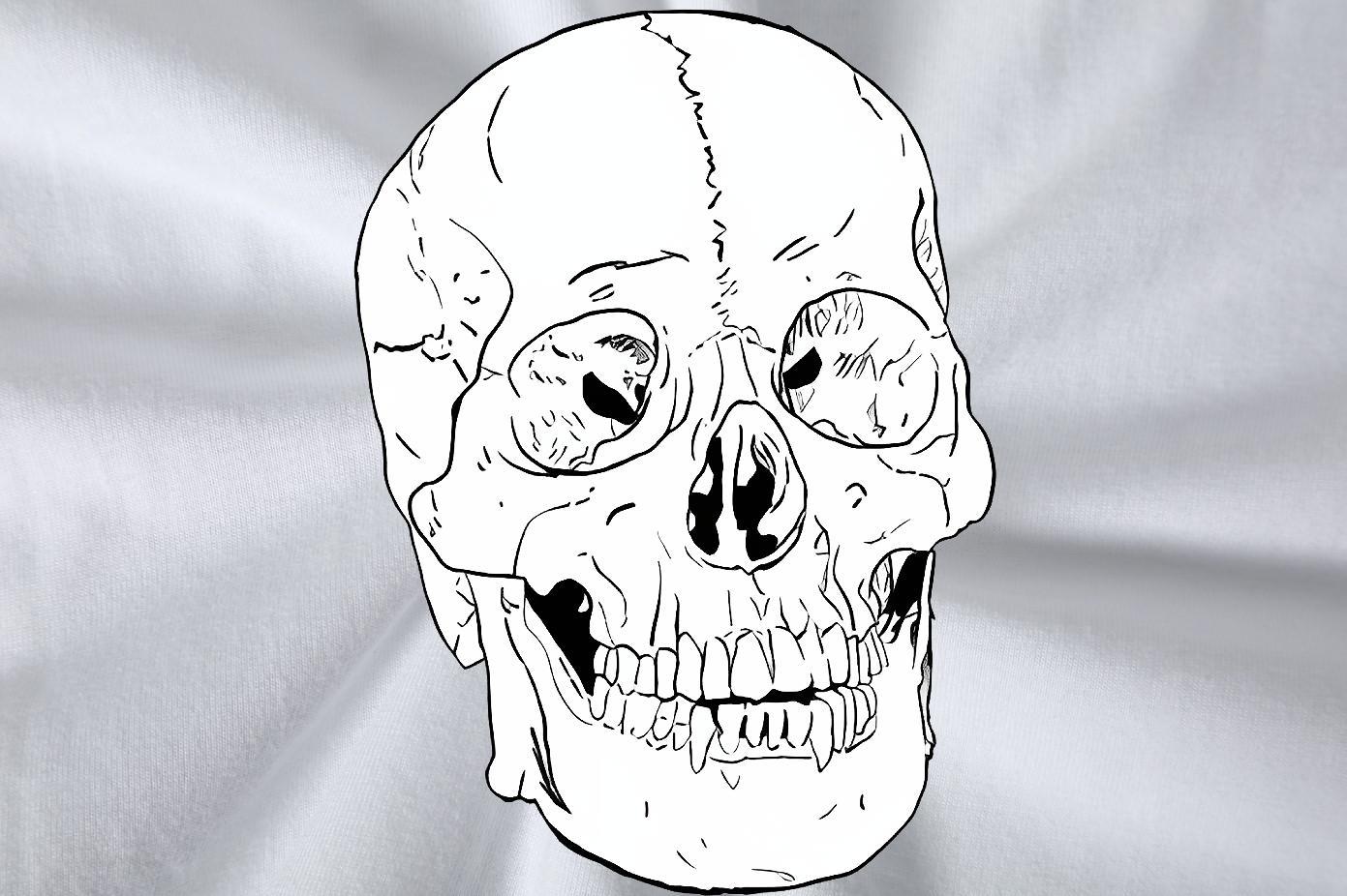 Casual New T-Shirts skull Tees Shirts 230g Pure Cotton Outdoor Comfortable Customized Print Breathable Short Sleeve Men Tshirts