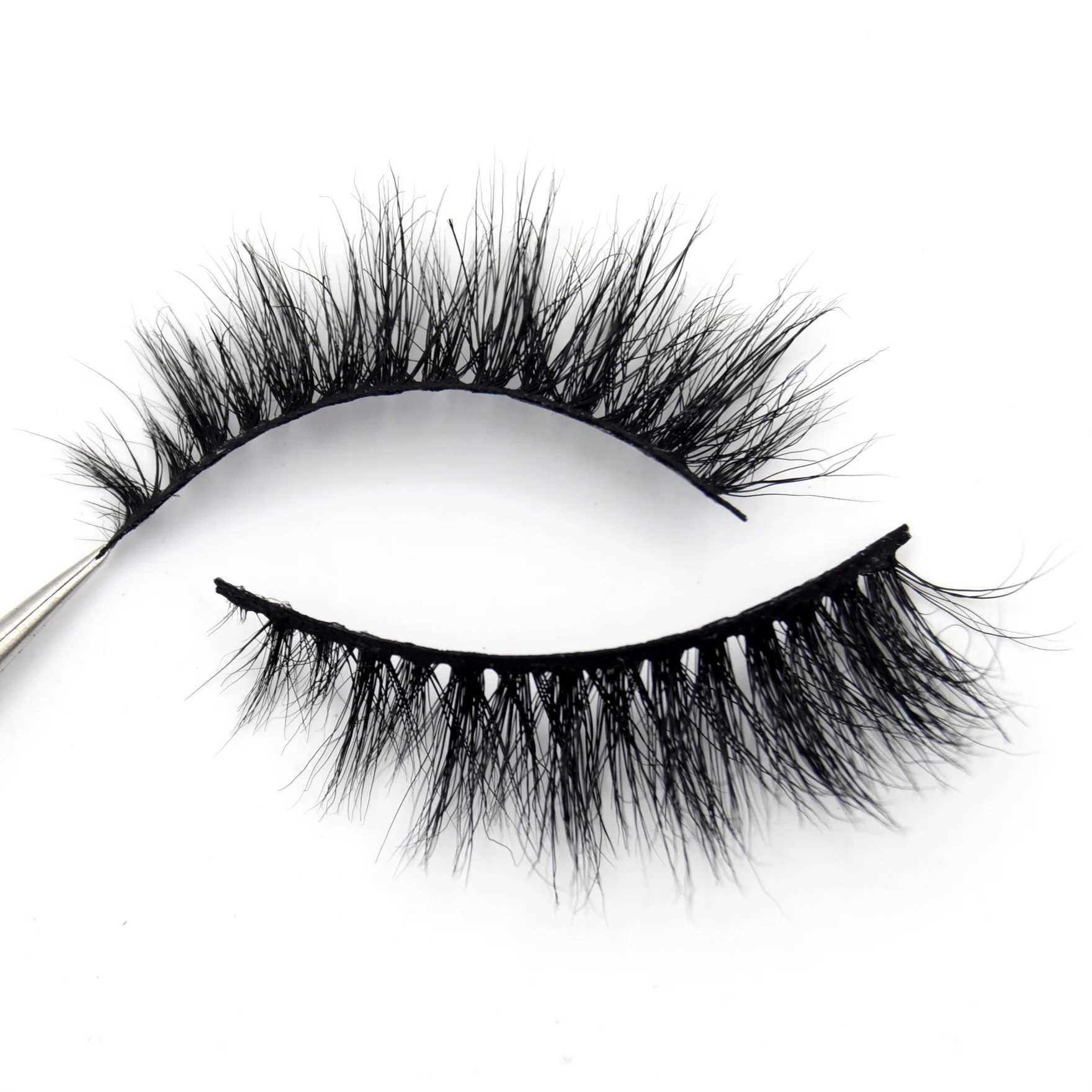 Visofree 13mm Eyelashes Mink Lashes 3D Natural Long Mink Eyelashes Cruelty-free Handmade False Eyelashes Makeup Mink Lashes G04M240806