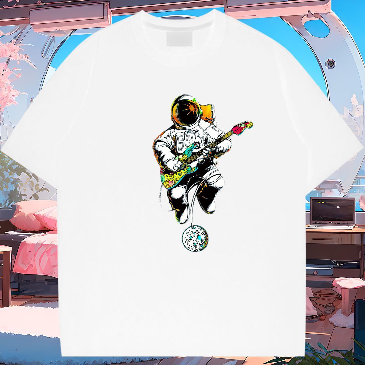 2024 DIY Mens T Shirts Tees Shirts 100% Cotton 230g Street Wear Cool Design Custom Big Size Crew Neck Men Tees