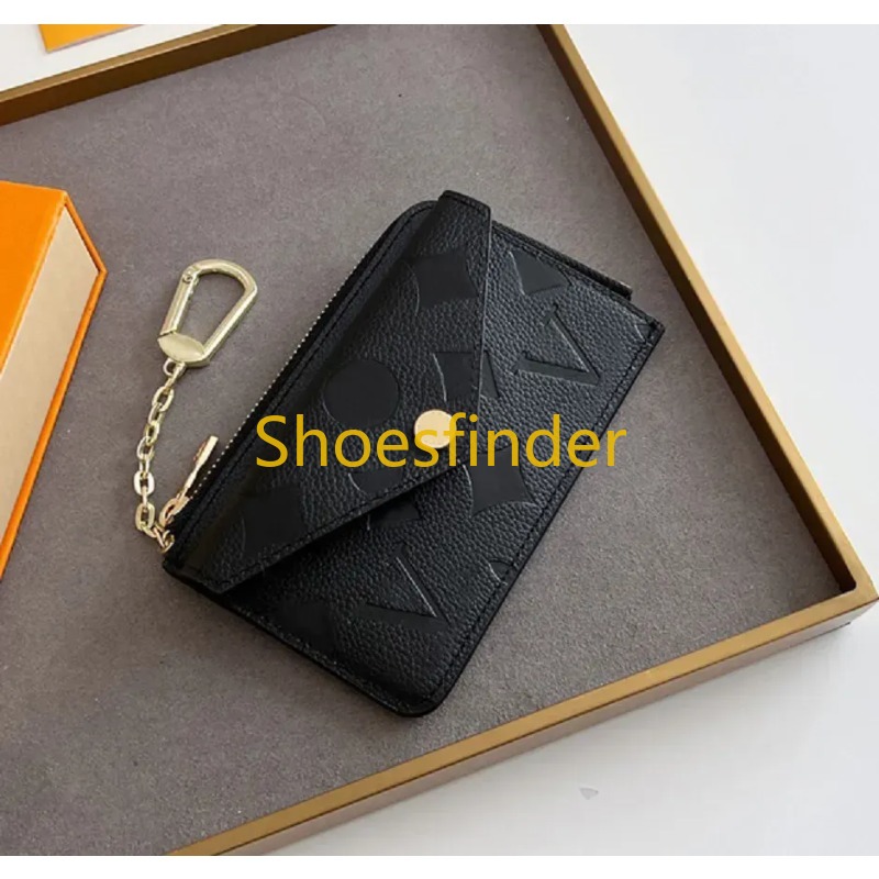 Designer Wallets Luxury Recto Verso Fashion Purses High-quality Embossed Flower Letter Mens Womens Credit Card Holders Ladies Short Money Clutch Bag No Box
