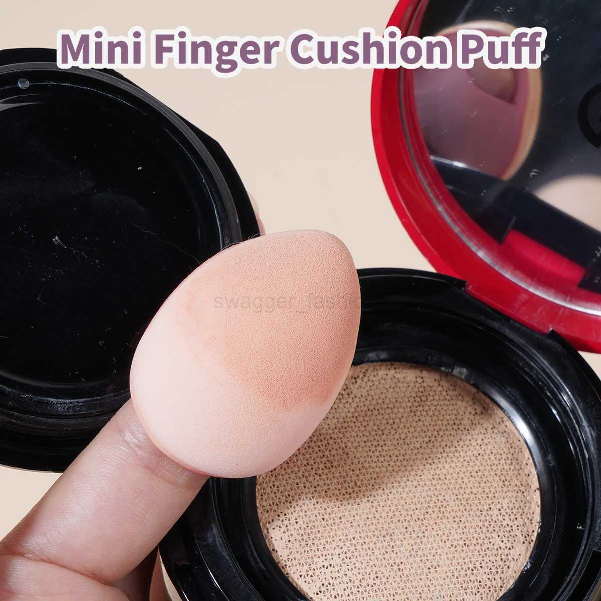 MAANGE 20PCS Makeup Brush Cushion Puff Set Pink Kabuki Foundation Powder Concealer Eyeshadow Eyebrow Brushes Mini Triangle PuffXJ240807