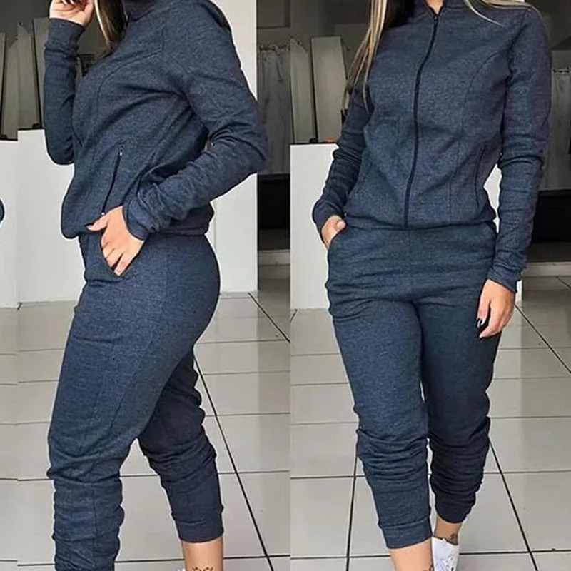 2 Pieces Set Women United States womens Street Snap Autumn Recreational Outfit two-piece Outfit Sports Set Drop ZXP9622 240807