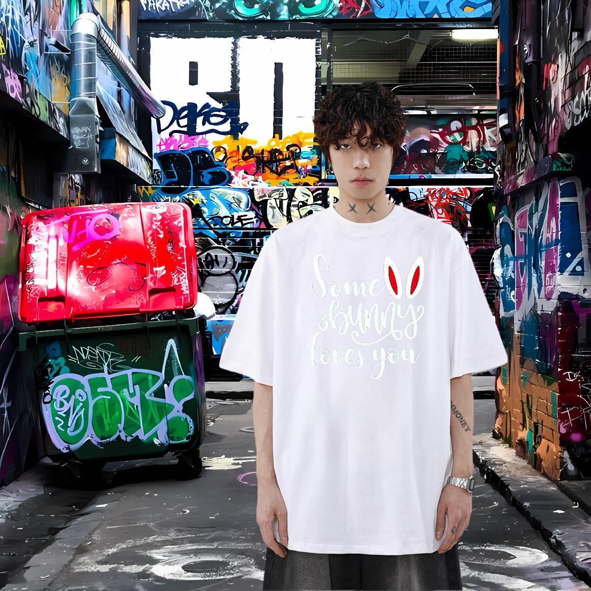 2024 Designer T-Shirts letter Top Tees 230g Pure Cotton Sport TOP Quality Floral Print Breathable Short Sleeve Tshirts