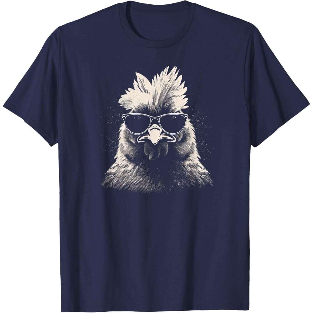 Mens T shirt Funny Chicken cool Graffiti Urban art street T-Shirt shirts tshirt graphic tee Casual tops summer clothes Short sleeve Free shipping