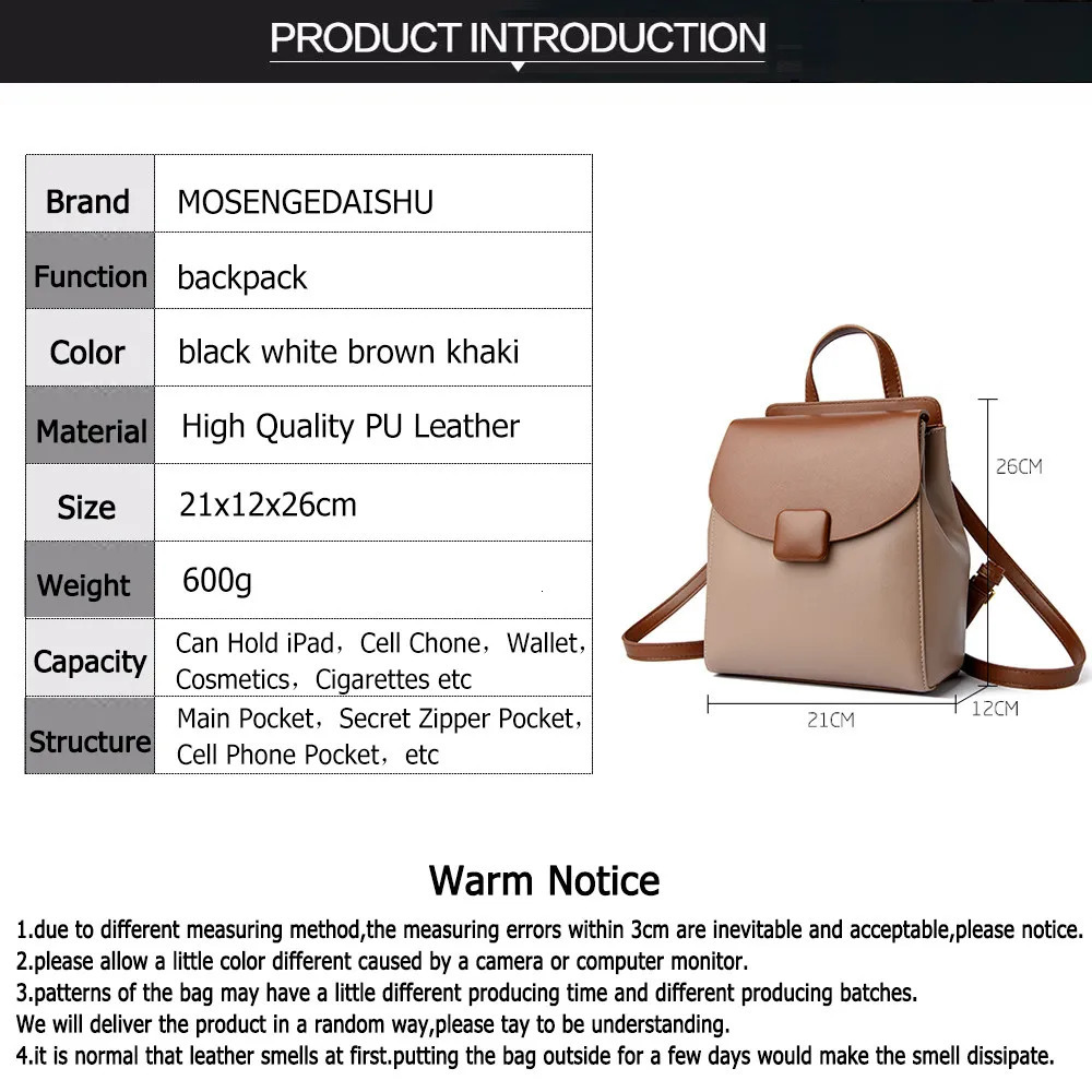 Vintage Backpack Women Leather Shoulder Backpack Fashion School Bag for Girls High Quality Leisure Shoulder Travel Bag Sac A Dos 240806