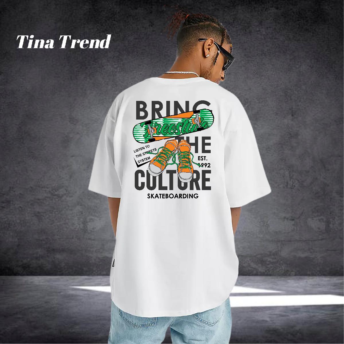 New T-Shirts for Men letter Tops Shirt 230g Pure Cotton Sports Casual Wholesale DIY Anime Breathable Soft Men Clothes T-Shirt