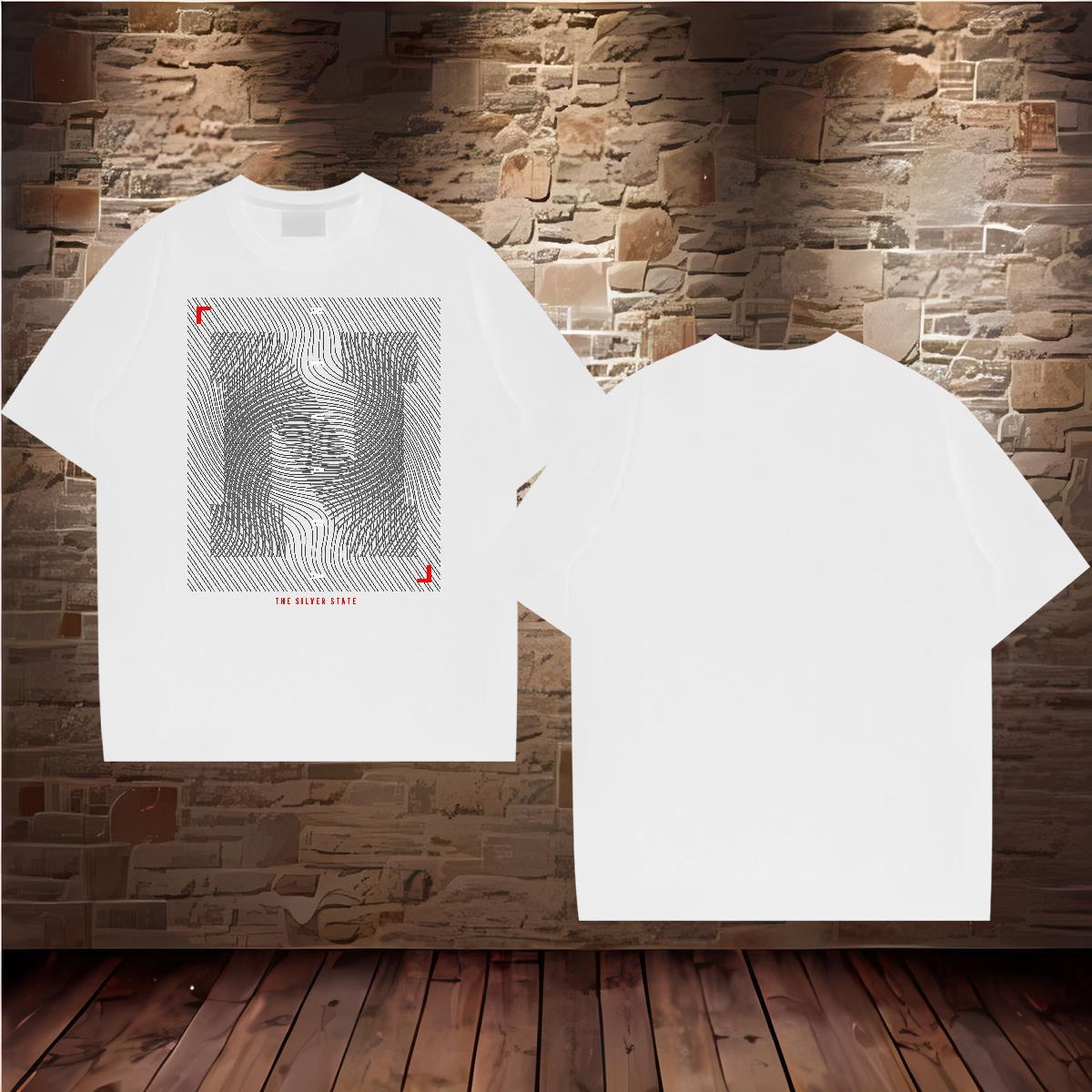 New Arrival T Shirts Men letter Top Tees 230g Cotton Street Wear Cool Design Anime O Neck Short Sleeves Mens Tshirts