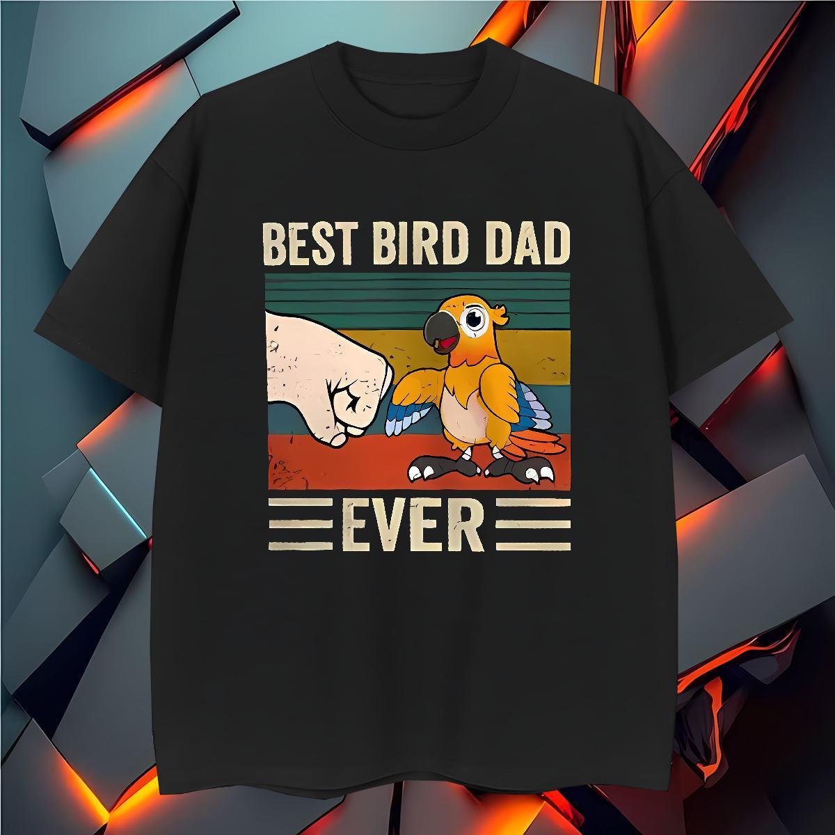 Casual New T-Shirts bird Clothings 230g Cotton Casual Beach Brand Custom Anime O-Neck Short Sleeve Couples T Shirts