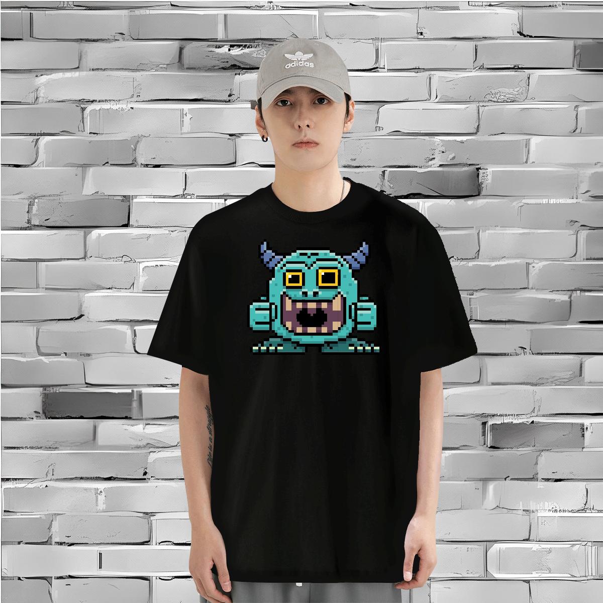 Fashion Designer Mens T Shirts ET Clothes 230g Cotton Hip Hop Loose DIY Printed Breathable Men Tshirts
