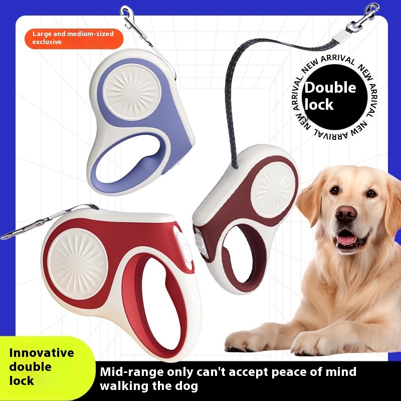 New 5M automatic retractable for walking dogs, portable dog leash chain, pet supplies