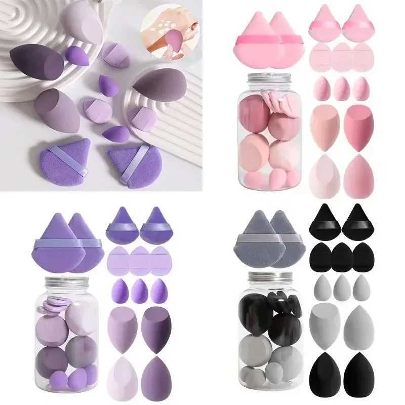 6/7/14pcs Makeup Sponge Set Blender Makeup Tools Beauty Cosmetics Puff Face Foundation Blending for Liquid Cream and Powder New Y240807