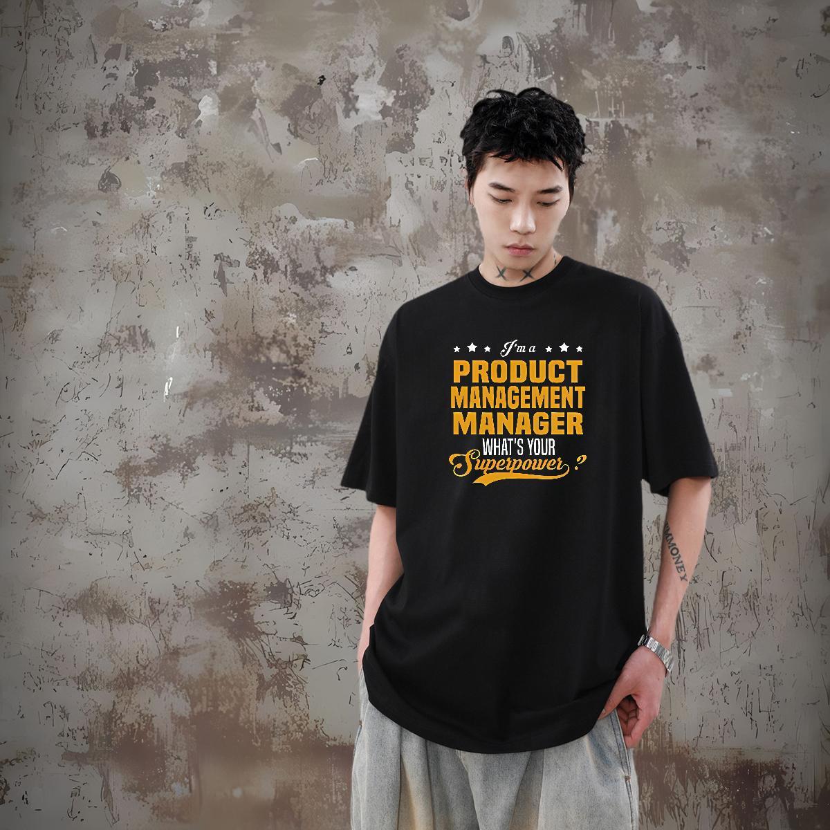 Classic T-Shirts for Men letter Tees 230g Cotton Summer Casual TOP Quality Anime Print Short Sleeve O-Neck Men Tees