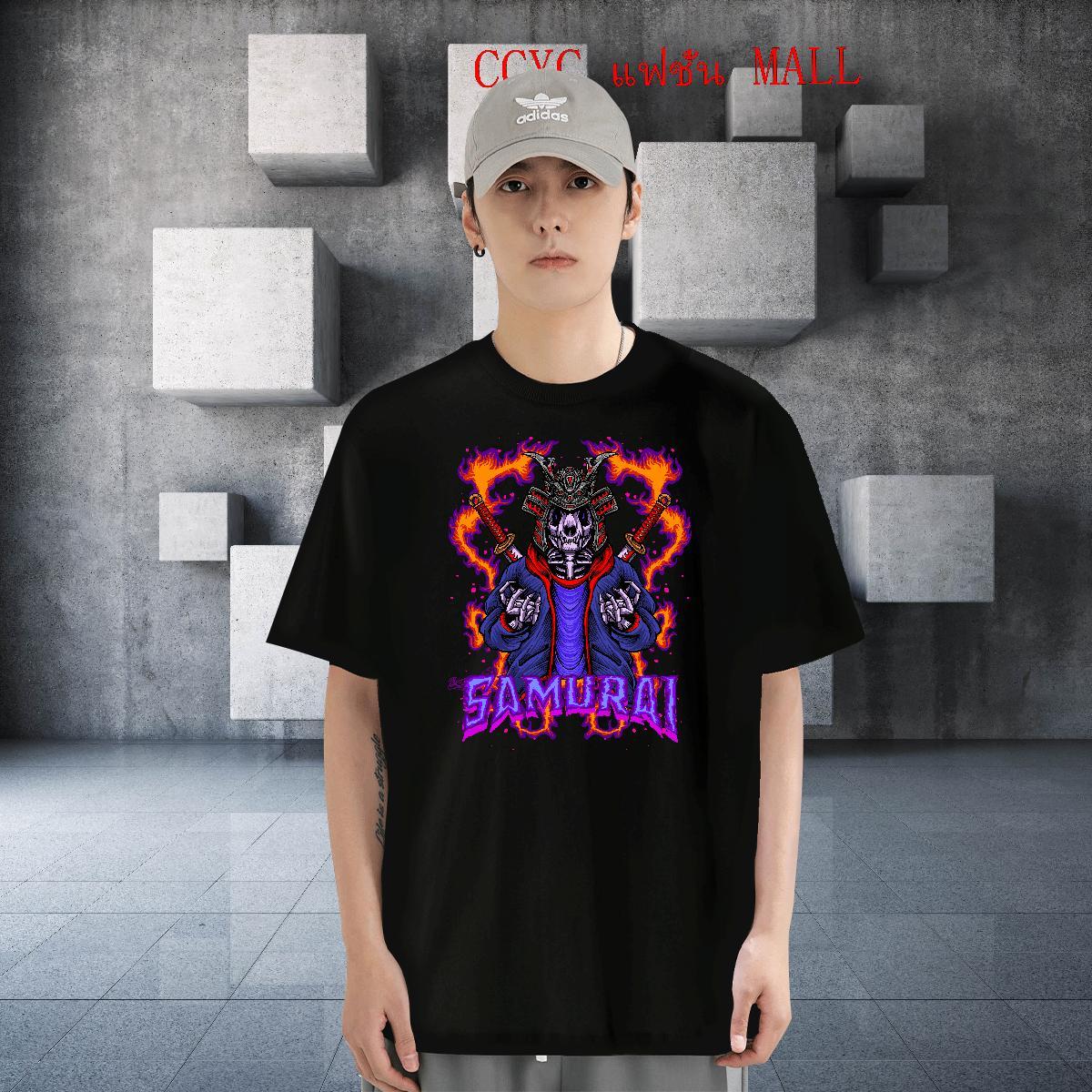 Custom Man T Shirts skull Tshirts 230g Cotton Street Wear Brand White Plus Size Breathable Short Sleeve Couples T Shirts