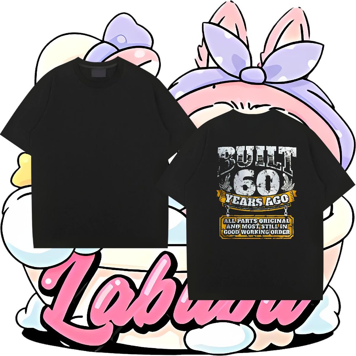 2024 DIY Mens T Shirts letter Tops Shirt 230g Cotton High Street Hip Hop Comfortable Oversized 4XL Short Sleeve Soft Men Clothes T-Shirt