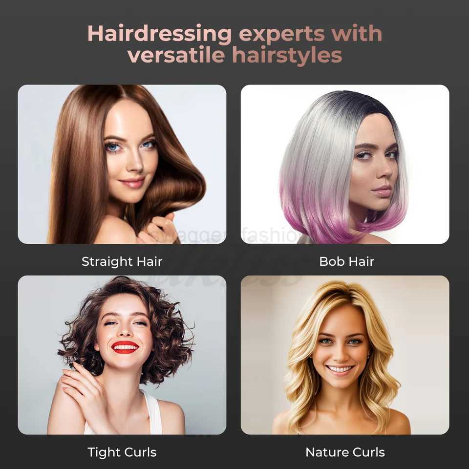 Thermal Brush Blowout 1.5 Inch Heated Round Brush Heated Curling Brush for Curls Volume Dual Voltage Travel Curling IronXJ240807