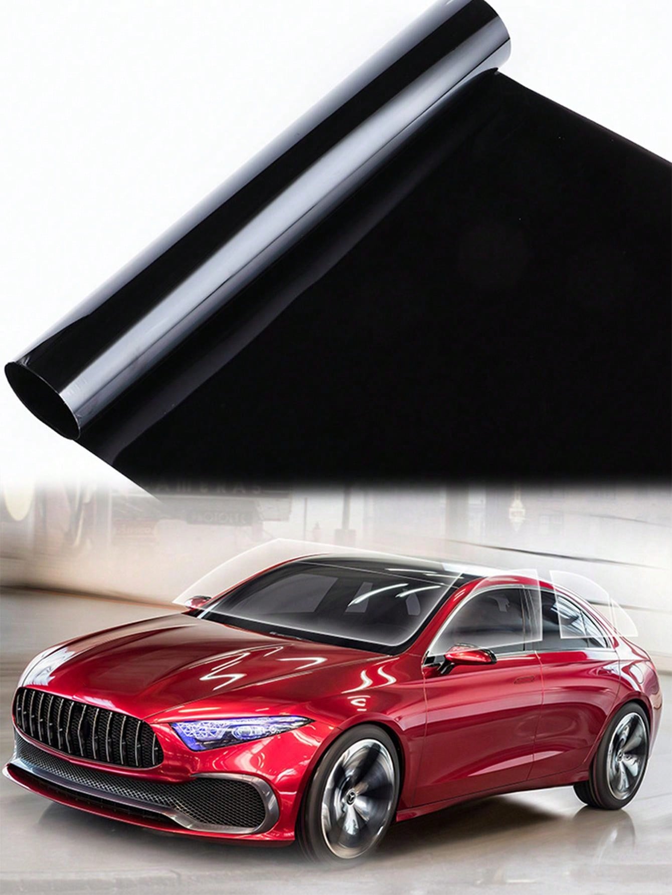 Car glass solar film sunscreen heat insulation film car window film anti-wear black film explosion-proof solar film free film sticking tool 50cm*300cm