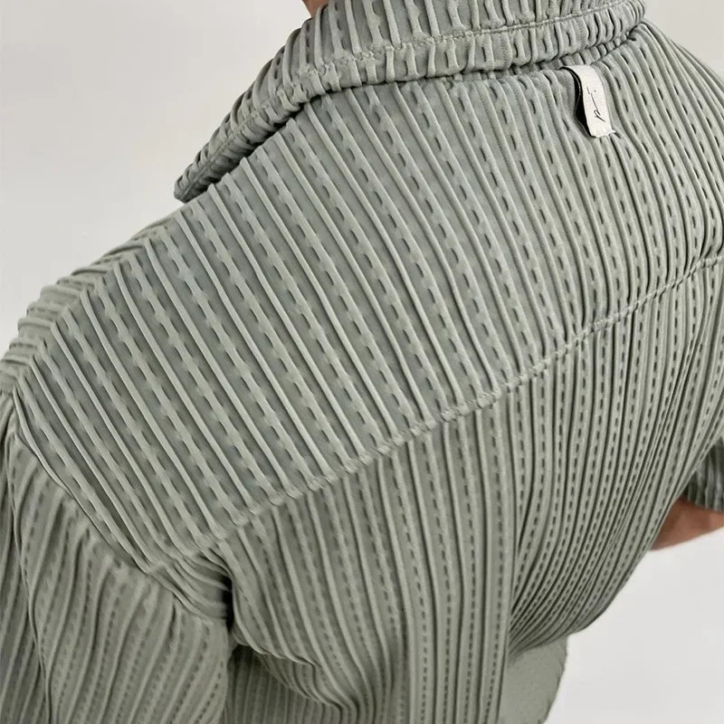 Men Sets Summer Casual Short-sleeved Shirt Shorts Fashion Striped Suit Male Two-piece Set Tracksuit Ropa Para Hombre 240816