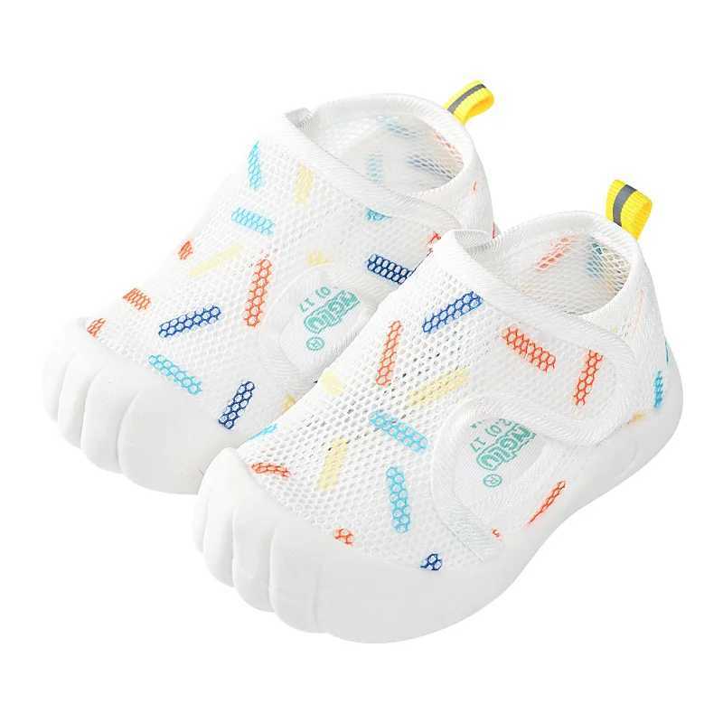 Summer breathable mesh childrens sandals baby unisex casual shoes non slip soft sole baby lightweight shoes Tenis M240827