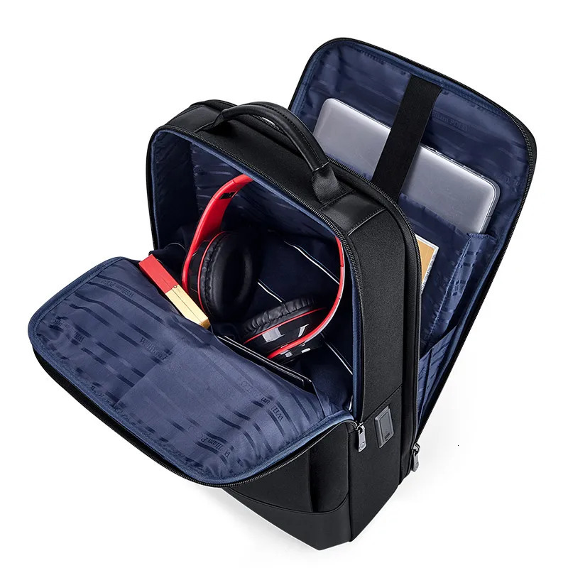 Leather backpack for men fashionable multifunctional business casual student first layer cowhide computer bag 156 240807