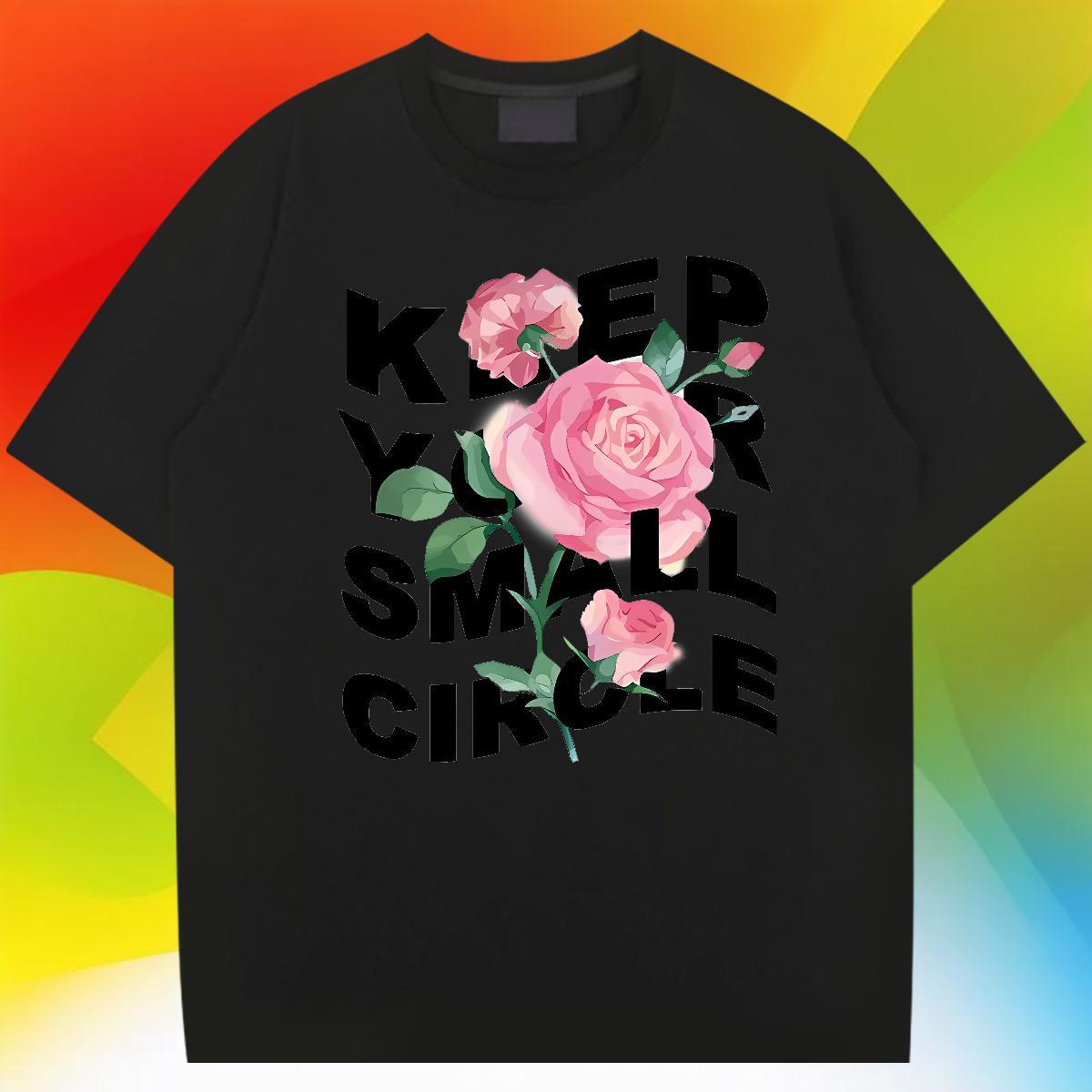 Stylist T-Shirts for Men letter Clothings 230g Cotton Daily Wear Designer Cartoon Printing L-4XL Pure Cotton Tshirt for Man Woman