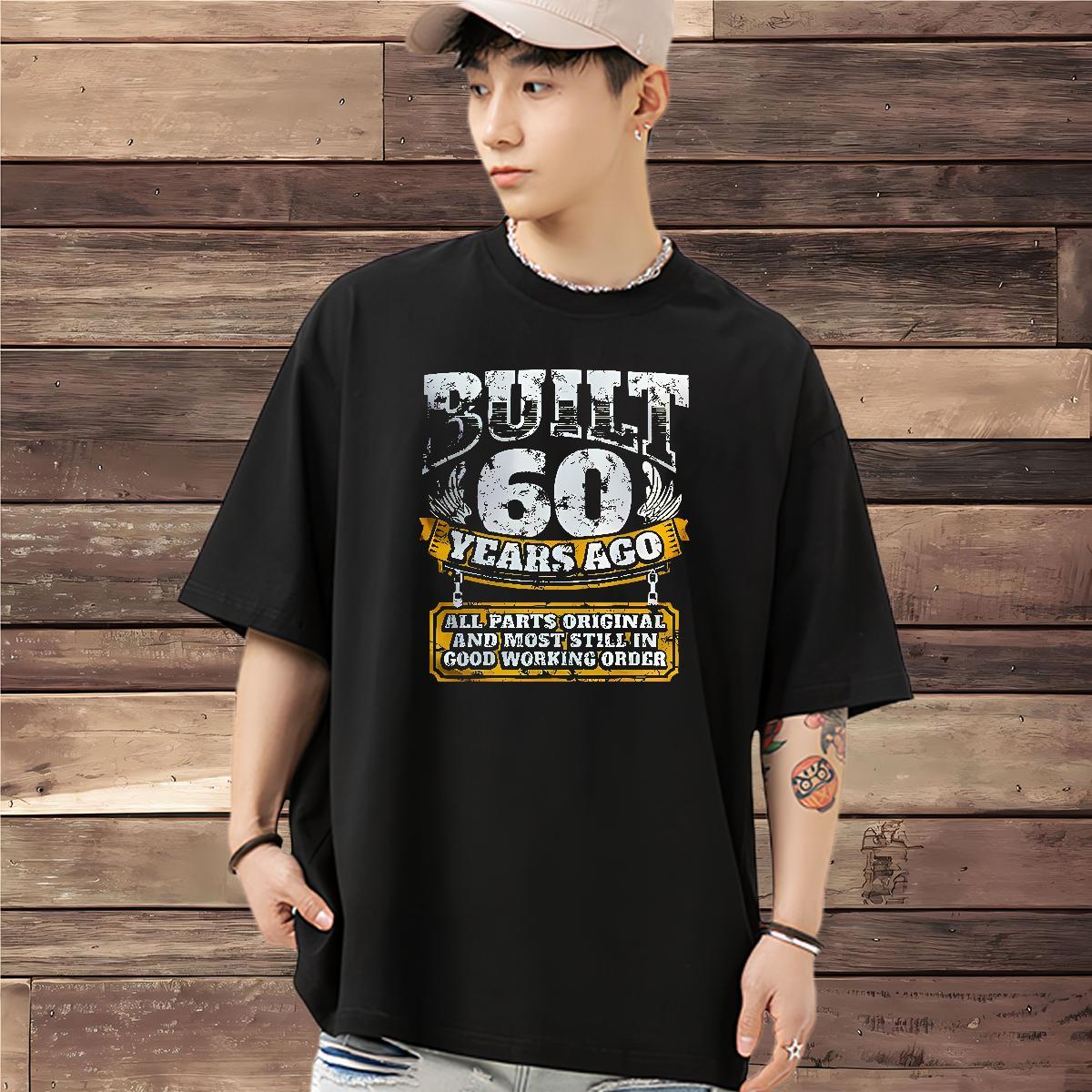 2024 Summer Mens T Shirts letter Clothes 230g Cotton Street Casual Brand Custom Print Plus Size Breathable Soft Men Clothes T-Shirt