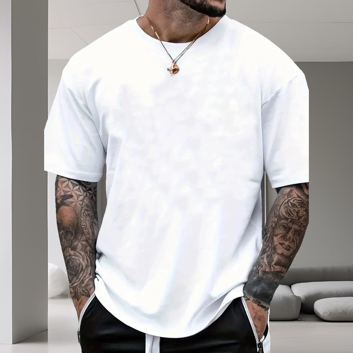 Classic Men Clothes T-Shirt 230g Cotton Casual joker Breathable Short Sleeve T-Shirts for Men Cool Design Custom Anime Tshirts