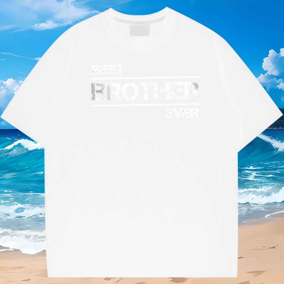 2024 DIY T shirt letter Tee Shirt 230g 100% Cotton Street Casual High Quality Custom Print Plus Size Crew Neck Breathable Men Tshirts
