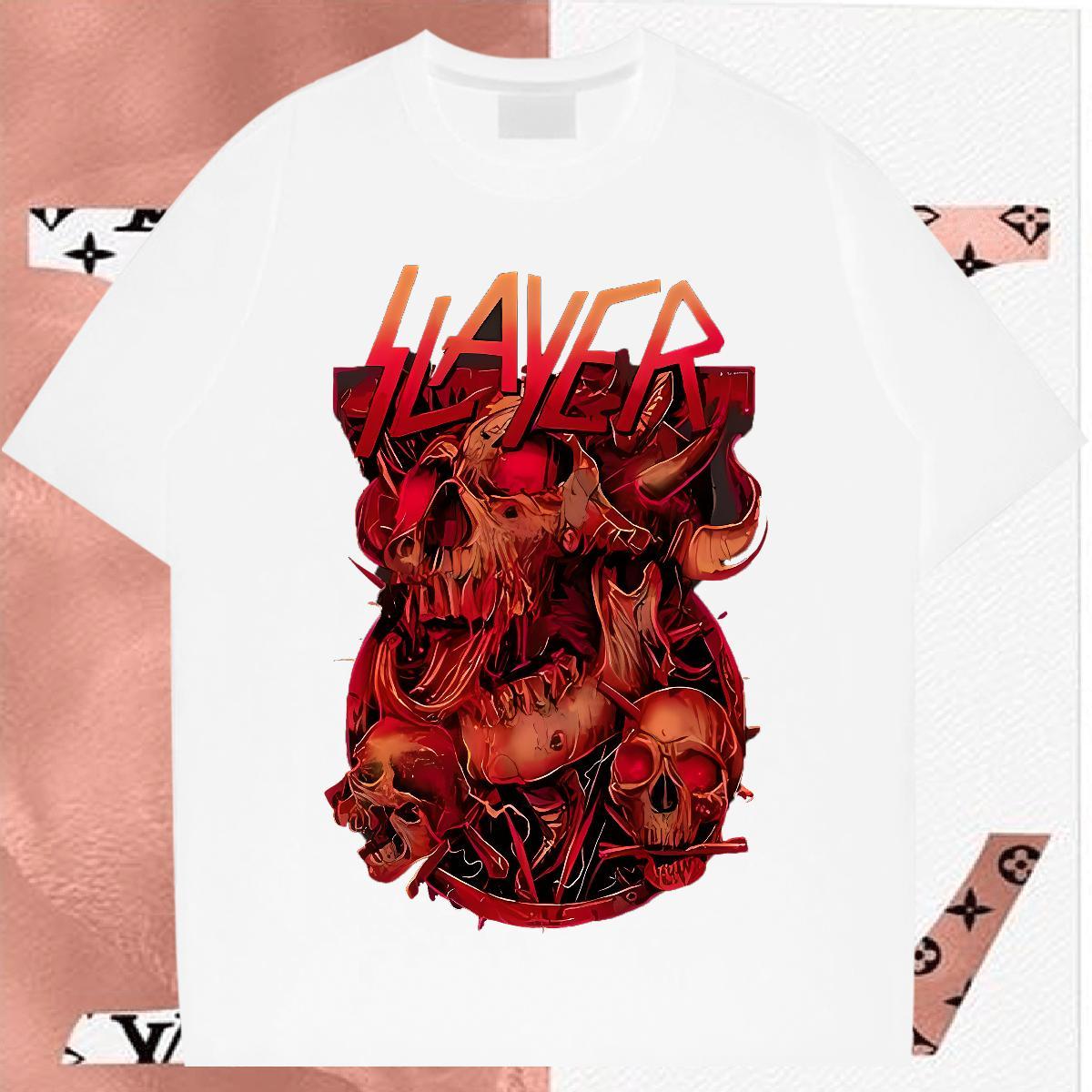 Designer T-Shirts for Men skull Tees 230g Cotton Daily Outfit Comfortable Cartoon Printing L-4XL Pure Cotton Men Tops Tees