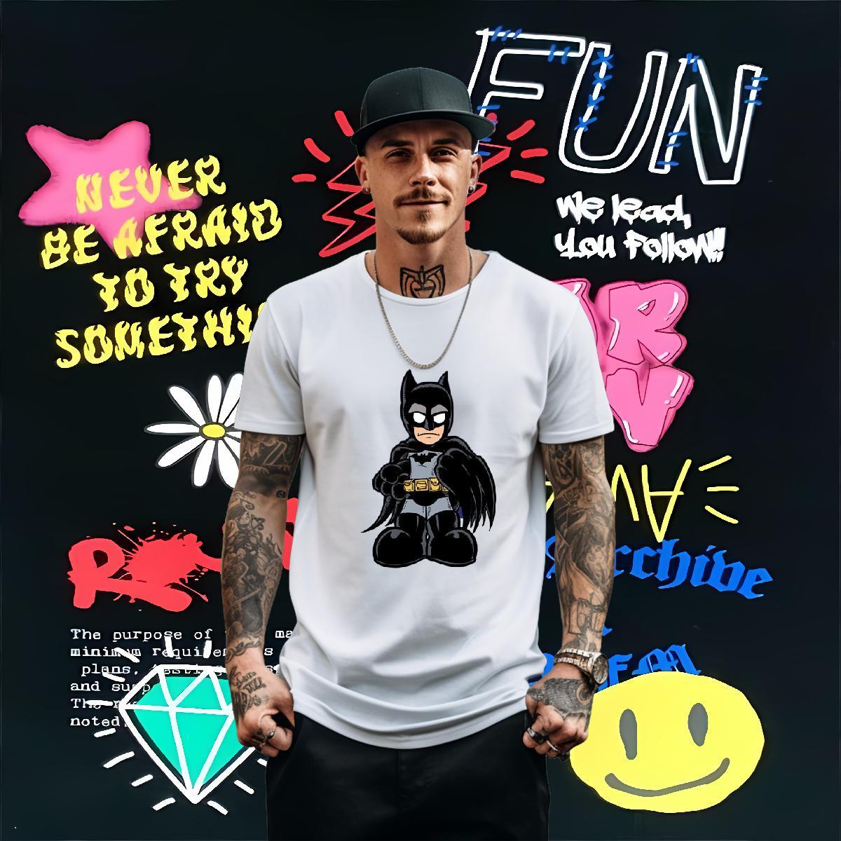 Designer T-Shirts for Men skull Clothes 230g 100% Cotton Street Casual Loose Fit Asian Size Pure Cotton Couples T Shirts