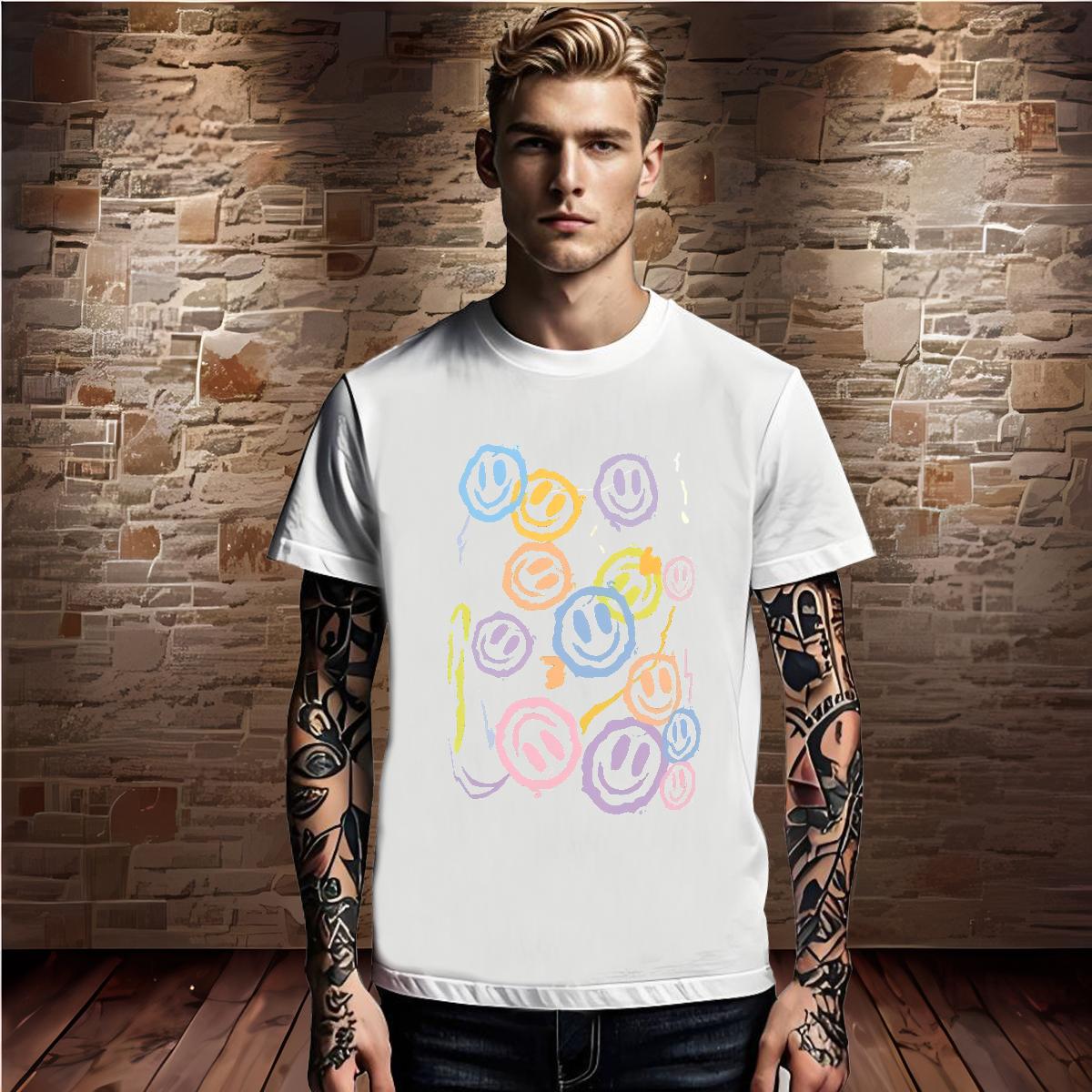 Brand Men T Shirts 100% Cotton 230g Outdoor Breathable Soft Men Clothes T-Shirt 2024 DIY DIY Printed Tee Shirt