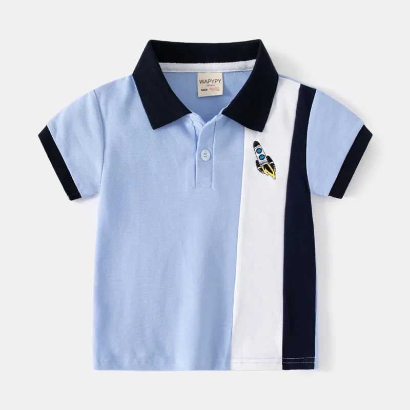 Boys Polo Shirt 1 to 2 3 4 5 6 7 Summer Polo Shirt Preschool Girls T-shirt White Short Sleeve Childrens School T-shirt W241223