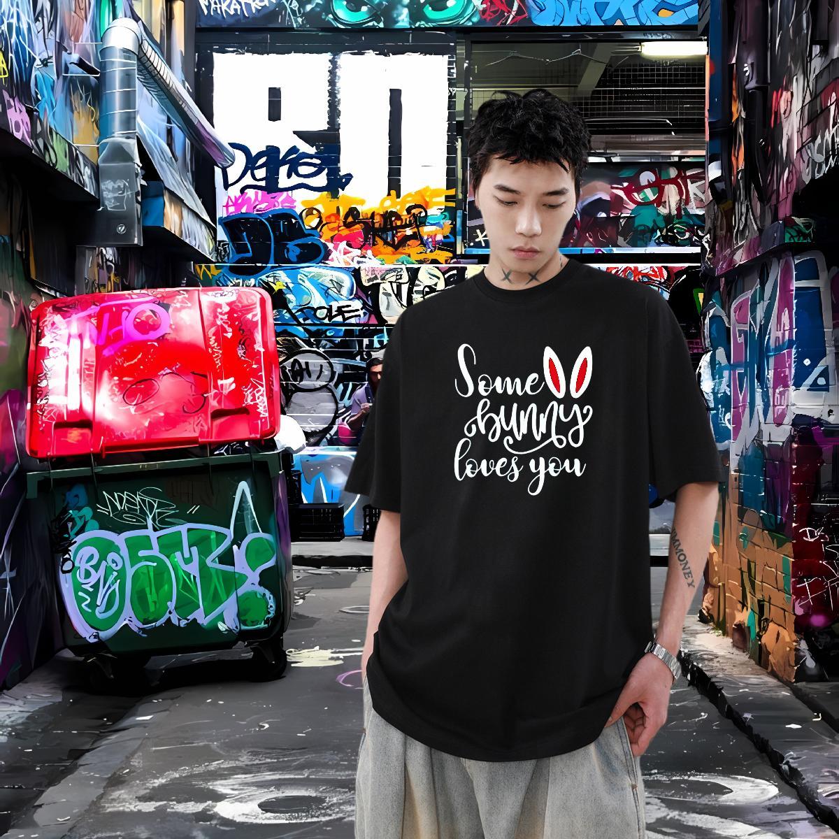 2024 Designer T-Shirts letter Top Tees 230g Pure Cotton Sport TOP Quality Floral Print Breathable Short Sleeve Tshirts