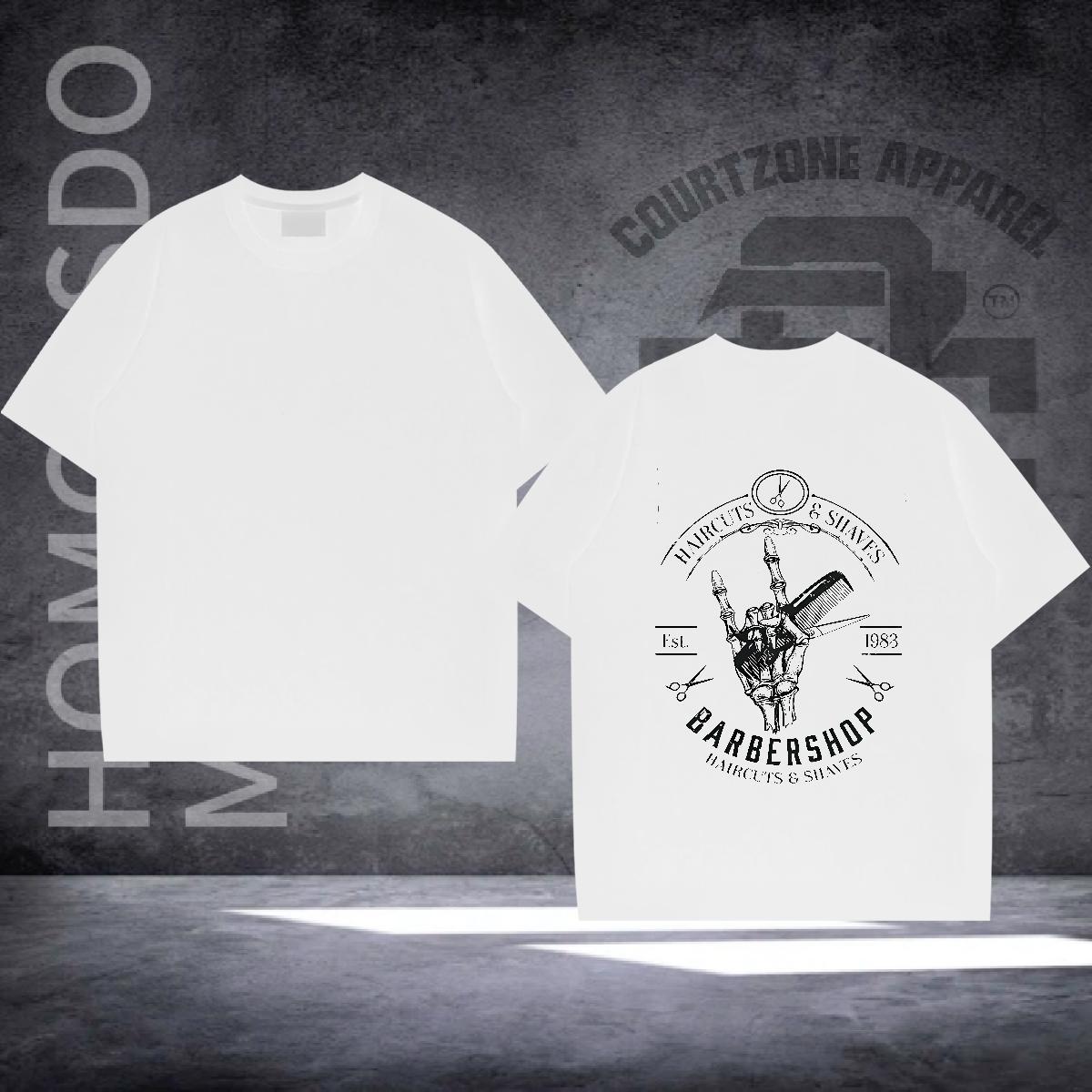 2024 DIY T-Shirts for Men hands Top Tees 100% Cotton 230g Spring Summer Wholesale DIY Printed Pure Cotton Men Clothes T-Shirt