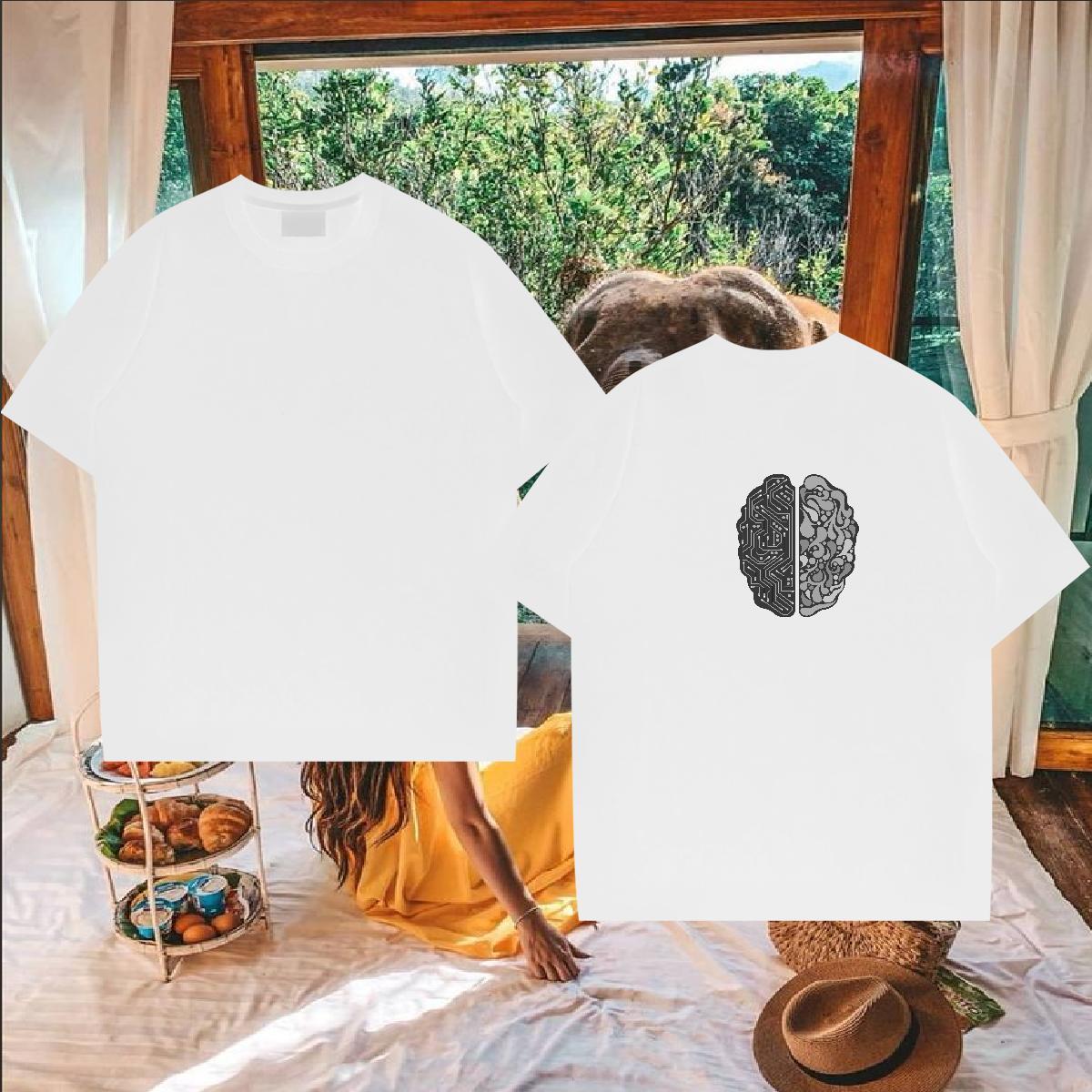 New Arrival T Shirt For Man skull Tops 230g 100% Cotton Summer Casual Comfortable White Plus Size Breathable Mens Tshirts