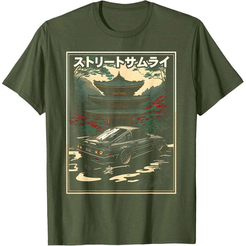 Mens T shirt Retro Automotive JDM Legend Tuning 34 Japan Car Graphic T-Shirt shirts tshirt graphic tee Casual tops summer clothes Short sleeve Free sh