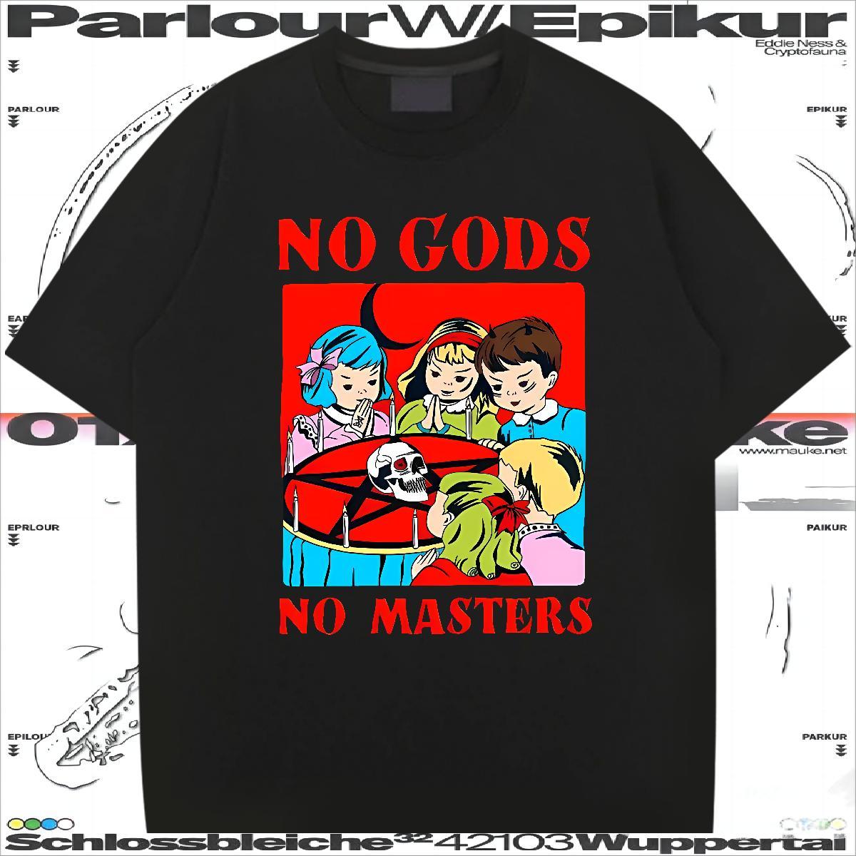 Custom Mens T Shirts skull Clothings 230g Cotton Street wear Hip Hop Popular Black White Breathable Tshirts