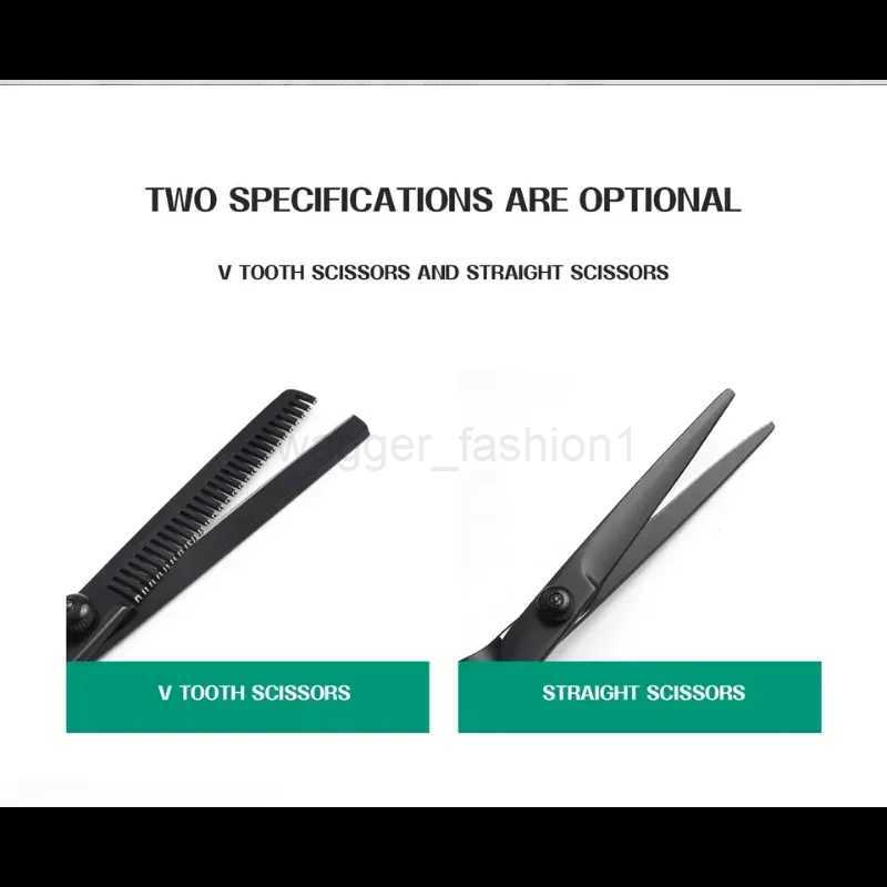 Hairdressing Scissors 6 Inch Hair Scissors Professional Hairdressing Scissors Cutting Thinning Scissors Barber Shear AccessoriesXJ240807