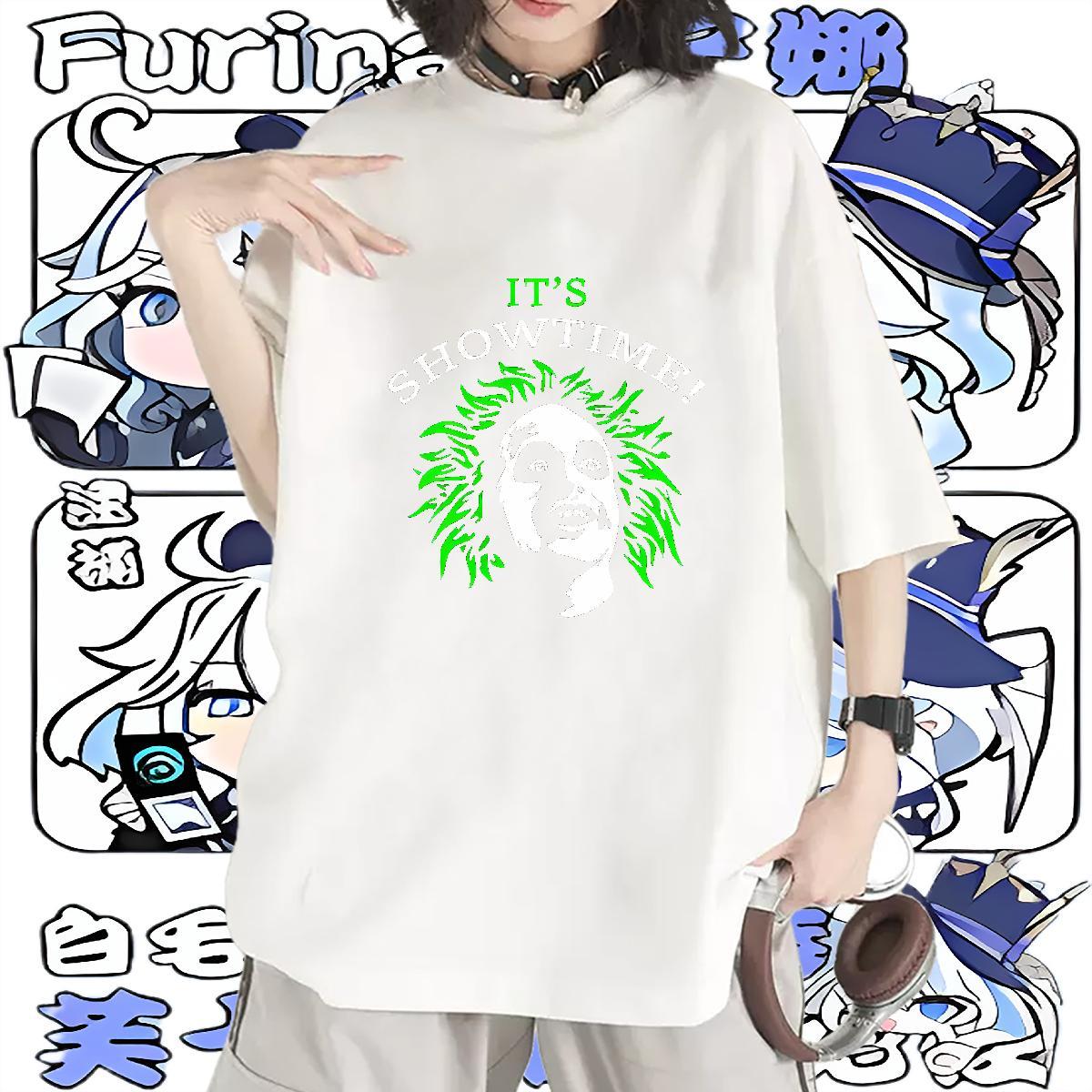 2024 DIY T Shirt For Woman Crew Neck 230g Pure Cotton Spring Summer Tees Shirts Soft Cartoon Floral Printing Women Tees