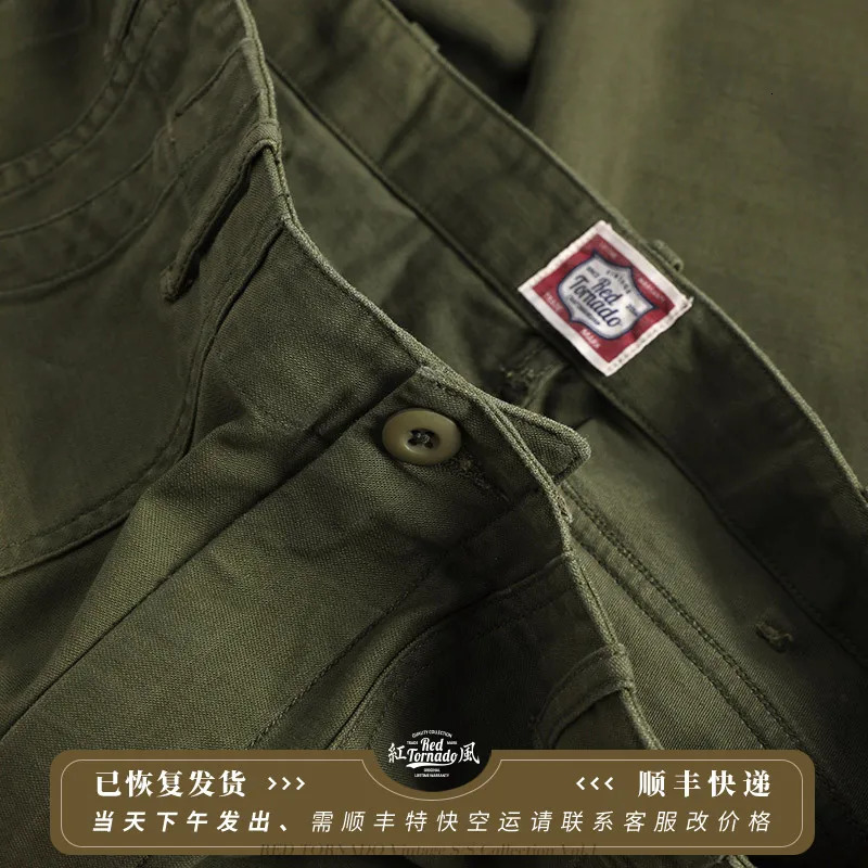 TL0002 Us Military Style Cargo Mens 8 Oz Cotton Vintage OG107 Slim Fitting Casual Pants 240806