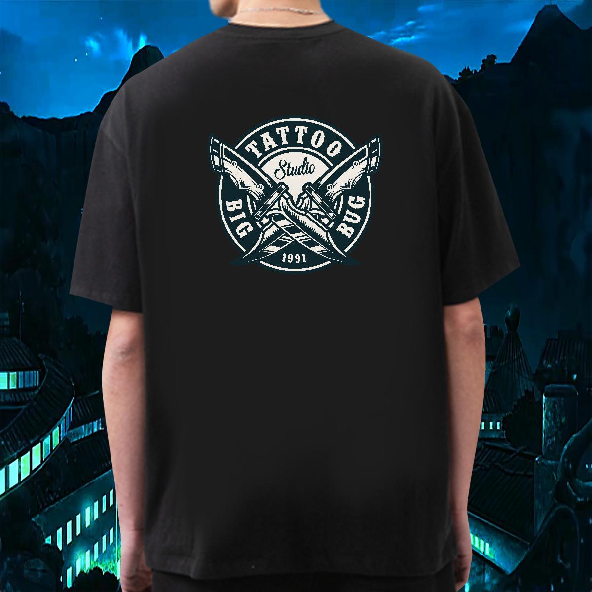 Factory Direct Mens T Shirts tool Tops 230g Pure Cotton Outdoor Soft Oversized Breathable Short Sleeve Couples T Shirts