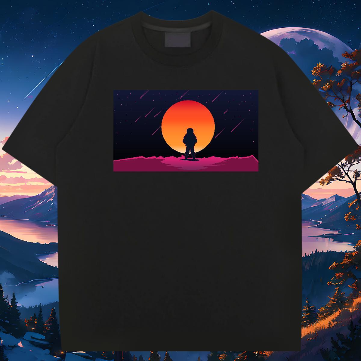 Fashion Designer T Shirt For Man Tops 230g Pure Cotton Casual Cool Design Anime Breathable Soft Men Tshirts